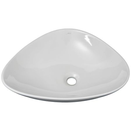 Раковина из сантехнического фарфора Melana 320366-805 50х40 накладная цвет белый без отверстий под смеситель