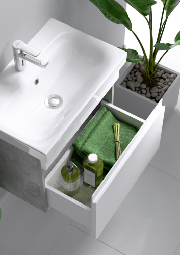 Тумба под раковину Aqwella Smart SRT0106BS 56x35,5x46 подвесная - фото 3