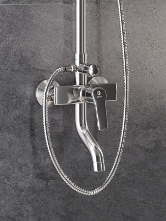 Душевая стойка Agger Merry A1393300 настенная цвет хром