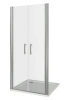 Душевая перегородка Good Door MOKKA МК00003 90х185 стекло прозрачное профиль белый