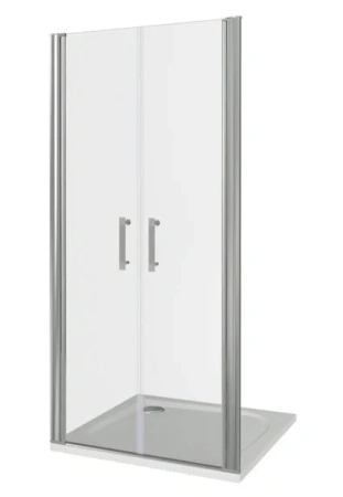 Душевая перегородка Good Door MOKKA МК00003 90х185 стекло прозрачное профиль белый