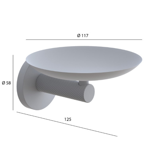 Мыльница Boheme Uno 10973-SGM - фото 2