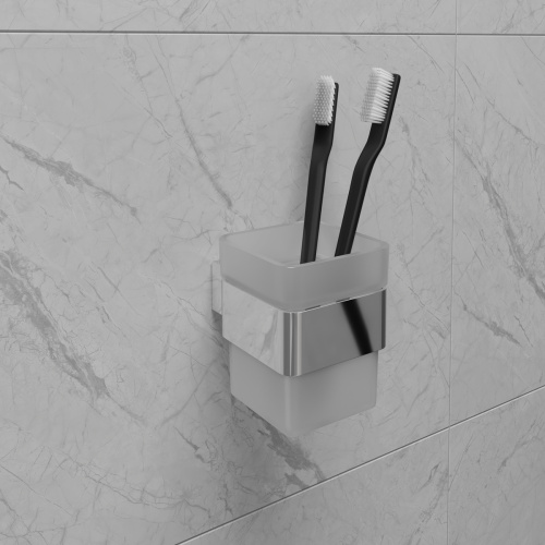 Стакан для зубных щеток LeMark Smooth line 9731013 - фото 2