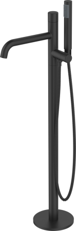 Смеситель AQG Min 01MIN601NG напольный черный матовый