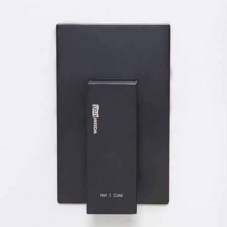 Смеситель для душа Wasserkraft Abens 2000 2051 встраиваемый в стену черный