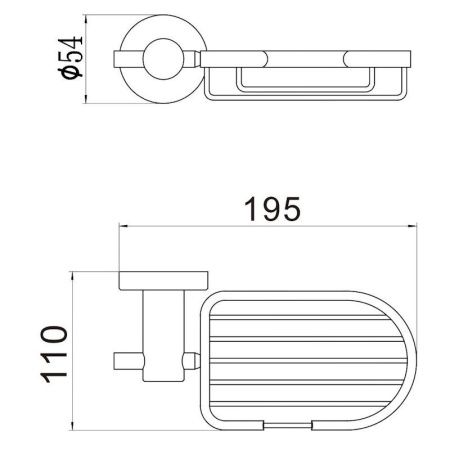 Мыльница Savol S-005632C