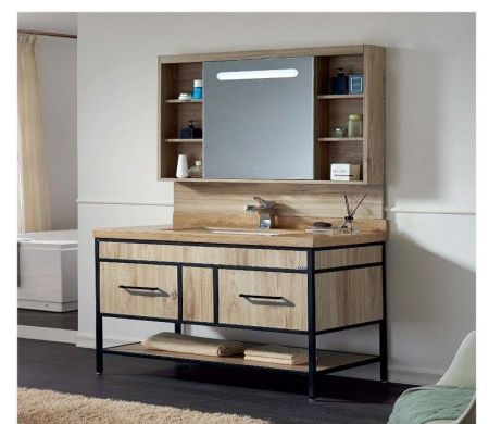 Раковина из сантехнического фаянса CeramaLux 542A 50х40 встраиваемая цвет белый без отверстий под смеситель