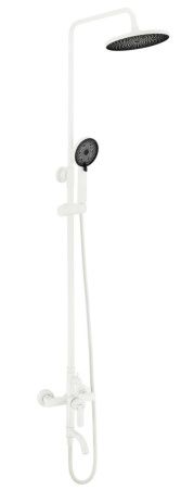 Душевая стойка Fmark FS8245W настенная цвет белый