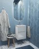 Тумба с раковиной 1MarKa Bumble Ц0000001481 40х30 подвесная цвет белый