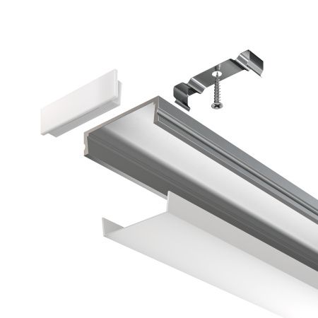 Алюминиевый профиль накладной Maytoni Led Strip ALM002S-2M