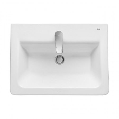 Раковина из сантехнического фарфора Roca The Gap Unik 7327472000 60х40 накладная цвет белый