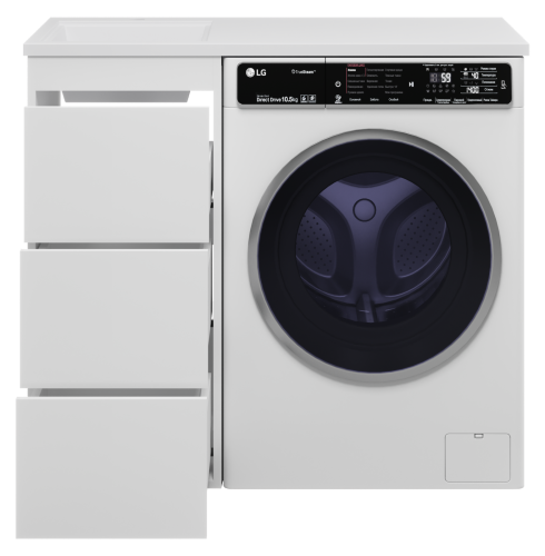Тумба под раковину Brevita Grafit GRA-01040-023Я 39x46x86 - фото 3