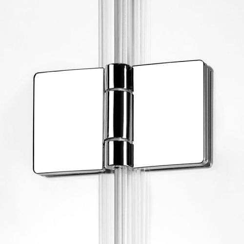 Душевой уголок New Trendy SUPERIA Chrome K-0589 90х90 стекло прозрачное профиль хром без поддона - фото 4