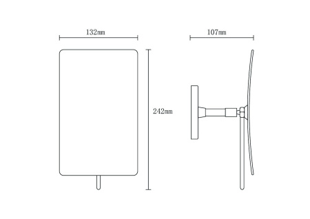 Зеркало косметическое Boheme Modern 506-G