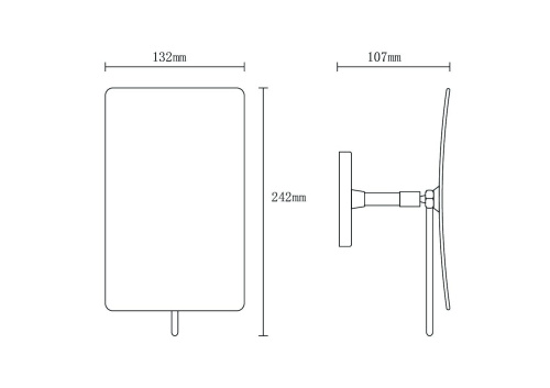 Зеркало косметическое Boheme Modern 506-G - фото 2 Зеркало косметическое Boheme Modern 506-G - фото 2