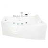Ванна акриловая гидромассажная Gemy G9056 K R 170х130 пристенная асимметричная с каркасом