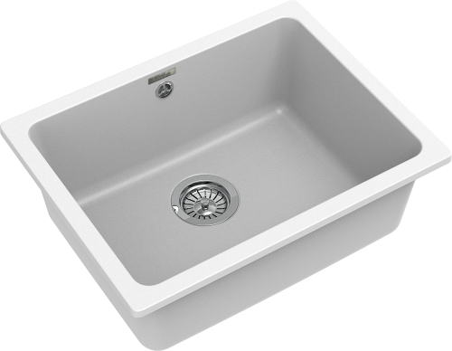 Кухонная мойка Rivelato BERKANA BK-50 brina 56х43 цвет белый - фото 3