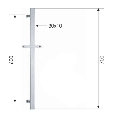 Душевая штанга Remer 317R цвет хром