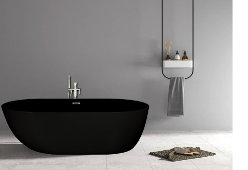 Ванна акриловая Cerutti SPA CT9904 170х75 отдельностоящая овальная - фото 2