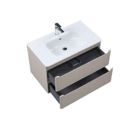 Тумба с раковиной Iddis Edifice EDI80C0i95K 80х50 подвесная цвет бежевый