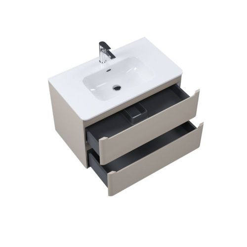 Тумба с раковиной IDDIS Edifice EDI80C0i95K 80х47х50 подвесная цвет бежевый - фото 3