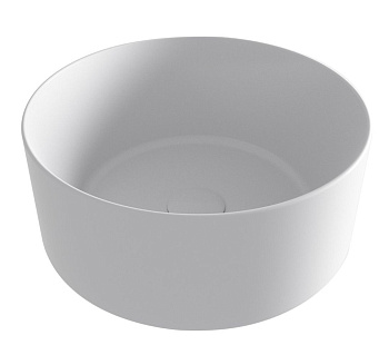 Раковина керамическая Olympia Open OPE42TO40001 40х40 накладная цвет белый глянцевый