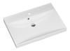 Раковина мебельная из искусственного камня Misty D4019 65 Р-Мис14065-4019Д 70х50 накладная цвет белый