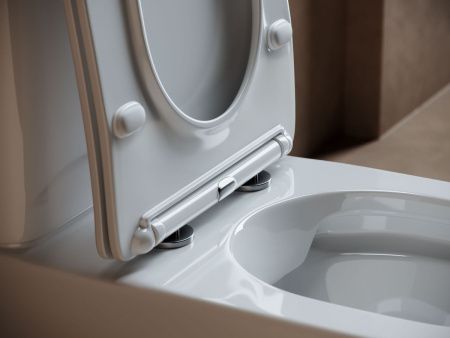 Унитаз напольный с бачком Ceramica Nova FORTUNA CN9001 белый с сиденьем микролифт безободковый душевой смыв