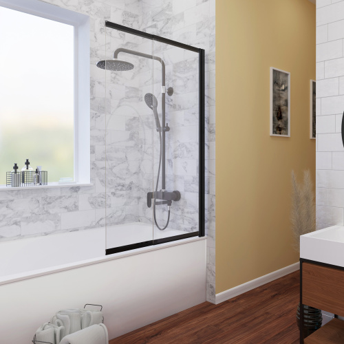 Душевая шторка WasserKRAFT Dill 61S 61S02-80WS 80x140 стекло прозрачное 6 мм - фото 2