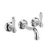 Смеситель для раковины Nicolazzi Petit Mont Blanc 1477EXTCR78 встраиваемый в стену хром (внешняя часть)