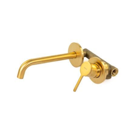 Смеситель для раковины Emmevi Filobrass 85155/ORS встраиваемый в стену золото