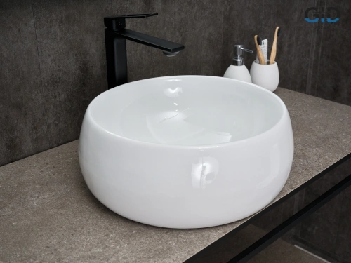 Раковина Gid Esfera 40 см N9140 (51213) накладная цвет белый - фото 4