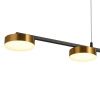 Люстра подвесная Natali Kovaltseva Loft Led (Лофт Лед) LED LAMPS 81101/4C GOLD BLACK