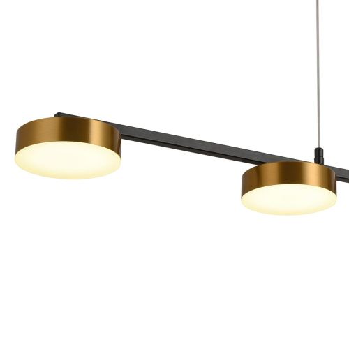Люстра подвесная Natali Kovaltseva Loft Led (Лофт Лед) LED LAMPS 81101/4C GOLD BLACK - фото 2