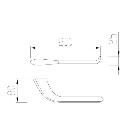Бумагодержатель ABBER Nord AA1531B черный матовый