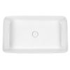 Раковина из сантехнического фарфора Bond Cube S64-680 70х40 накладная цвет белый без отверстий под смеситель
