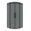 Душевой уголок Grossman Classic 301.K33.04.9090.21.10 90х90 стекло тонированное профиль черный без поддона