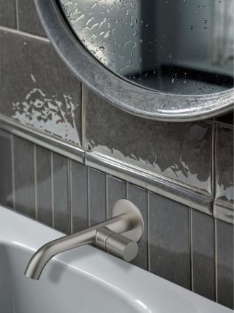 Смеситель для раковины AltroBagno Bilancia AltroBagnoBilancia010801Ni встраиваемый в стену никель