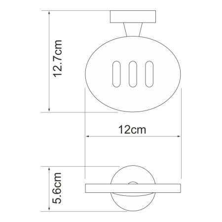 Мыльница WasserKRAFT 4069