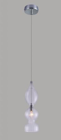 Светильник подвесной Crystal Lux Iris (Ирис) Iris SP1 B Transparent