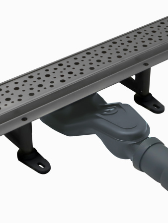 Душевой лоток Cezares SLIDER SLIDER-LD-60-GM 65х10 оружейная сталь