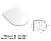 Унитаз подвесной Taliente Altamarea T3 AL65003 белый с сиденьем микролифт безободковый смыв торнадо