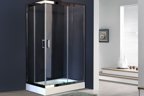 Душевой уголок Royal Bath HP RB8120HP-T-CH-R 120х80 стекло прозрачное профиль хром глянцевый