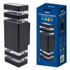 Уличный настенный светильник Uniel UUL-A01S UUL-S18A 2x60W/E27 IP65 BLACK
