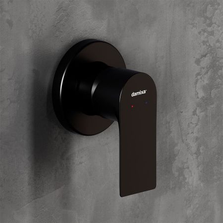 Смеситель для душа Damixa Apollo 477500300 встраиваемый в стену черный