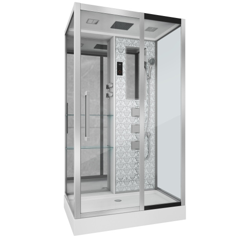 Душевая кабина Niagara Luxe 7713WR 120х82 прямоугольная с крышей
