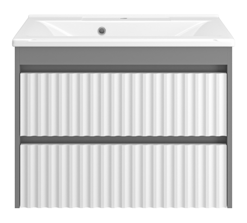 Тумба под раковину Brevita Balaton BAL-06075-01-012Я 73х44х54 подвесная - фото 2