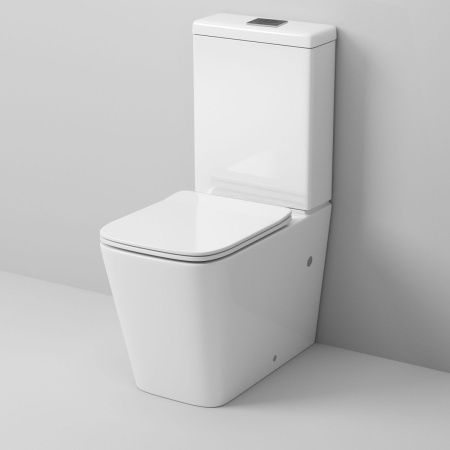 Унитаз напольный с бачком Grossman Санфаянс GR-4445S белый с сиденьем микролифт безободковый каскадный смыв