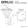 Уличный настенный светильник Citilux Genox (Генокс) CLU12W