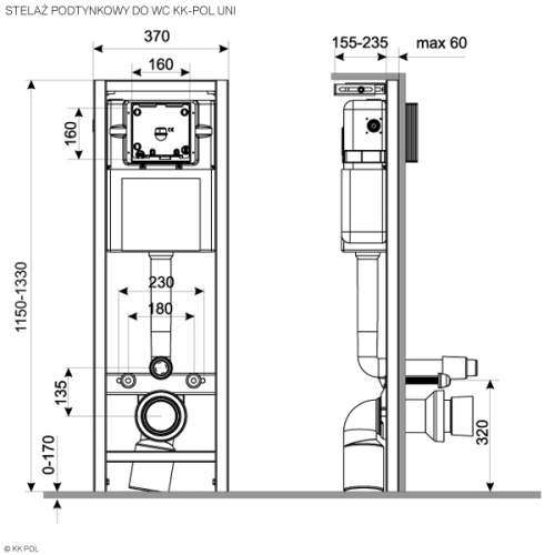 Инсталляция KK POL UNI ZSP/M370/0/K - фото 2